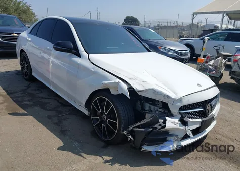 2019 Mercedes-Benz C 300 из США, поврежденный, VIN 55SWF8DB3KU291339